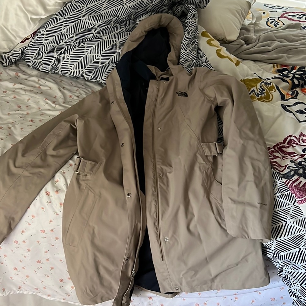 North face coat and windbreaker! Super cute!